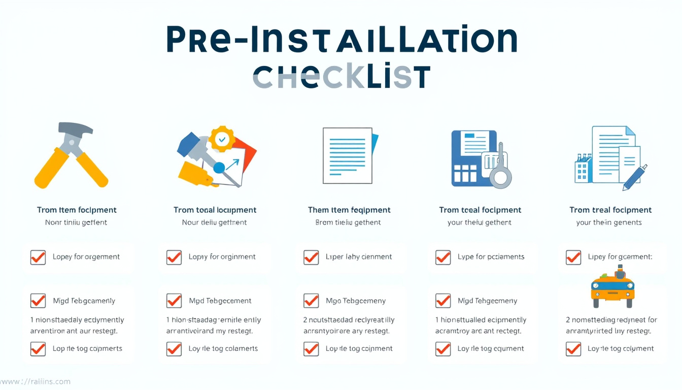 Essential Pre-Installation Checklist: Your Must-Have Guide for a Smooth Setup