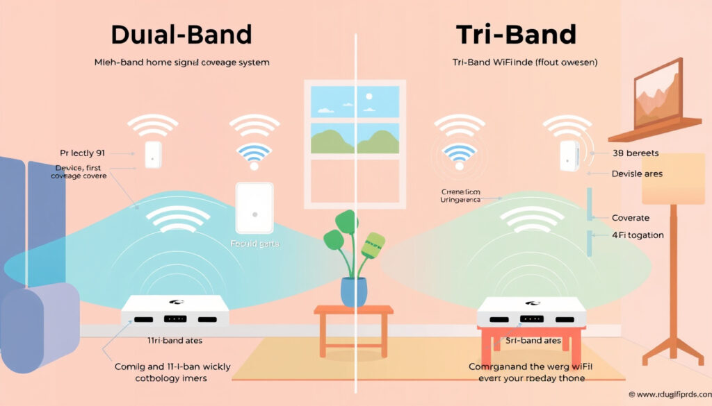 Navigating Wi-Fi Choices: The Ultimate Guide to Dual-Band vs. Tri-Band Mesh Systems for Your Home Network